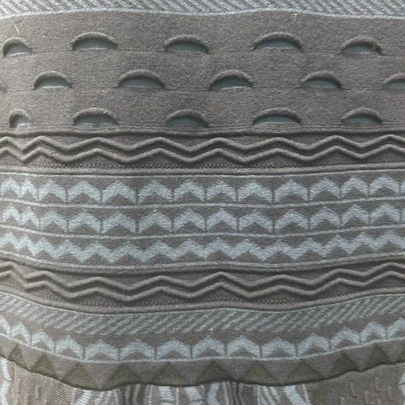 Ann Taylor Texture Stitch Flare Mini Dress Atlantic Navy Twee Mod Stretchy - Picture 7 of 12